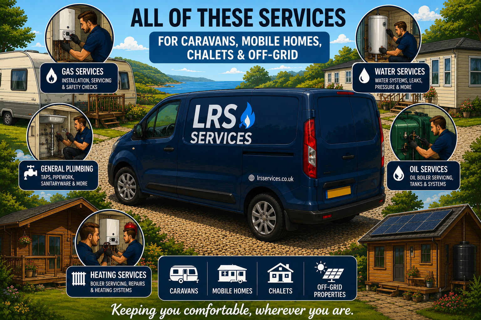 Caravans, Mobile Homes, Chalets & Off-Grid